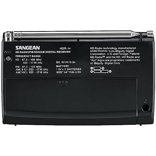Sangean HDR-14 HD AM/FM Pocket Radio