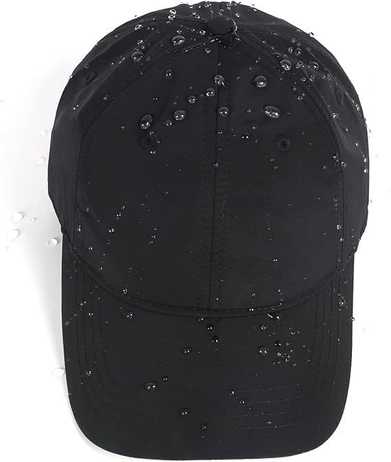 Gorra beisbolera negra talla XXL transpirable ajustable miniatura 5