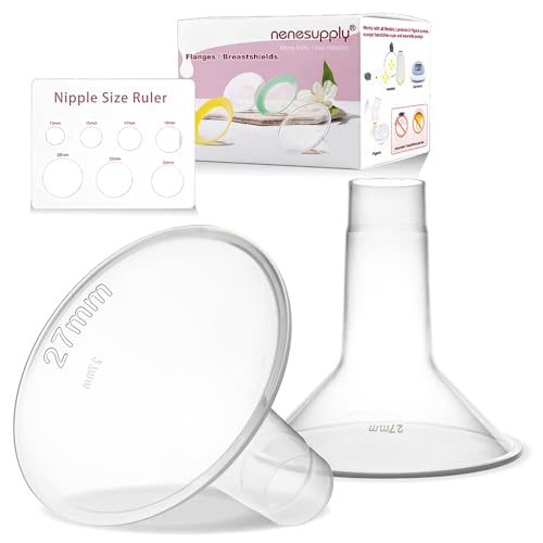 Image of Nenesupply 27mm Flange Compatible with Medela Breast Pump Parts Replace 27mm Medela Flange Accessories Compatible with Pump in Style Parts Symphony Swing Harmony Work with Personalfit Flex
