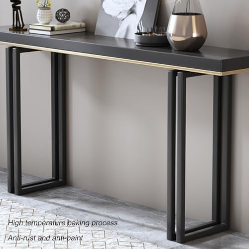 Mesa consola de 80 cm para entrada y pasillo estrecho 4