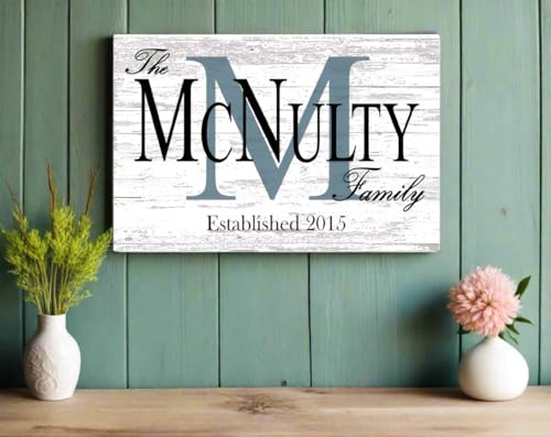 Woodlastnamesignwithestablisheddateweddinggiftforcoupleestmonogramcustomnewhomepresent165x105monogramwithestablisheddate  Urban Country Home Decor Wood last name sign with established date wedding gift for couple est monogram custom new home present 165 x105 monogram with established date  urban country home decor