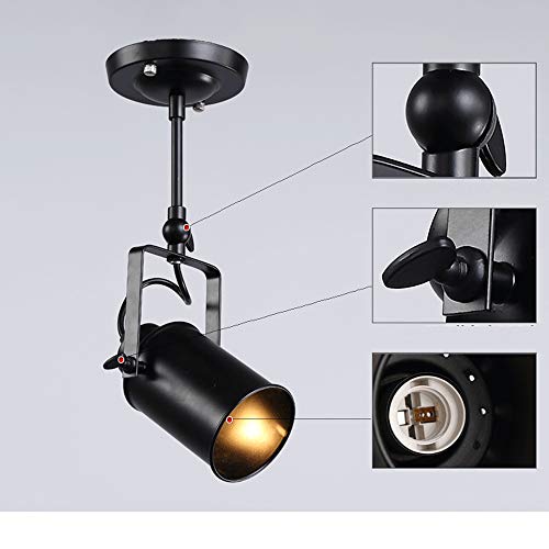 Faretto orientabile retrò vintage a sospensione