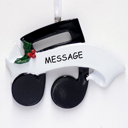 Personalized Music Note Christmas Ornament