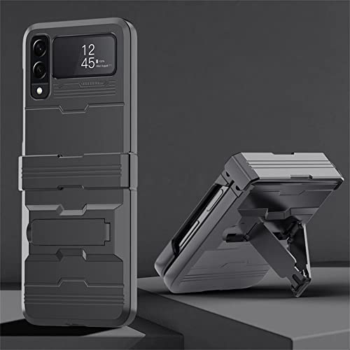 Coque Samsung Galaxy Z Flip 3 antichoc rigide grise pliante