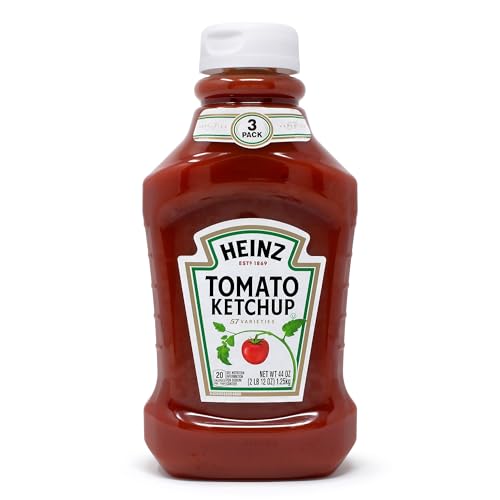 Image of Heinz Ketchup, Tomato, 44 Oz (Pack of 3)