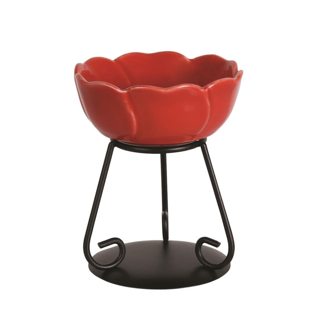 Aromatize Red Flower Wax Melter 11Cm