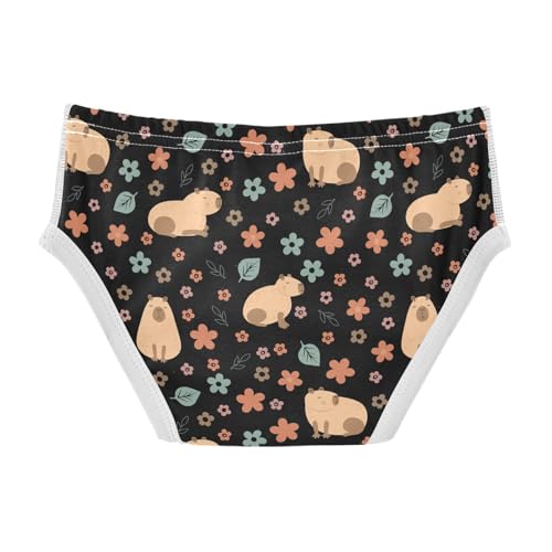 Boys' Underwear Cotton Little Boys Capybara Briefs Soft Toddler Underwear 2T-8Y2
