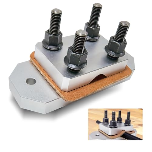 BOBADDST Professional Grade Heavy Duty Barrel Vise ToolUniversal Barrel Clamp Surface Protection DesignCompatible with Outer diameters 0.67 to 1.375 inches(Silver)Aluminum Barrel Clamp