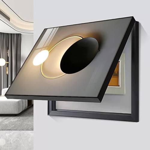 Copertura Quadro Elettrico Decorativa Nascondi Contatore Quadri Copri Contatori Elettrici da Parete Contatori per Pittura Nascondi Dipinti Decorazione,03,40 * 30cm