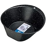 新輝合成(Shinki Gosei) トンボ ユニード 湯桶 Ag 抗菌 マグネット 乾きやすい ブラック ストーン 26.5×26×9cm 日本製