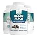 Black MACA 1000mg per serving all natural formula made with Organic Gelatinized Black Maca root powder Sourced from Peru Energy Booster Supports Reproductive Health 180 Veggie caps Made in USA