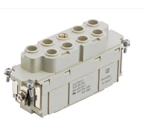 09380082753,Heavy Duty Power Connectors Female Insert HAN 24B SCW Term