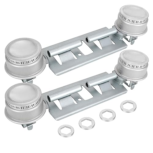 Double Burner Kit WB16K10026 WB29K17 Gas Range Double Burner Assembly Replacement Compatible with...