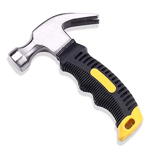 Engineering Hammer?10 Oz Mini Claw Hammer, Multifunctional Carbon Steel Woodworking Hammer With Non-slip Handle Magnetic Grip Soft Grip Tool, Small Hammer For Nailing Walls