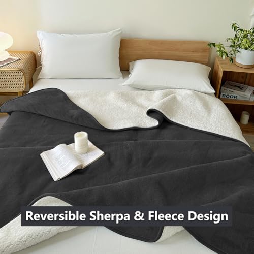 NSNLGSGC Waterproof Love Blanket for Couples, Bed Intimacy, Splash, Squirt for Adults, Flannel, Black, King 90x108