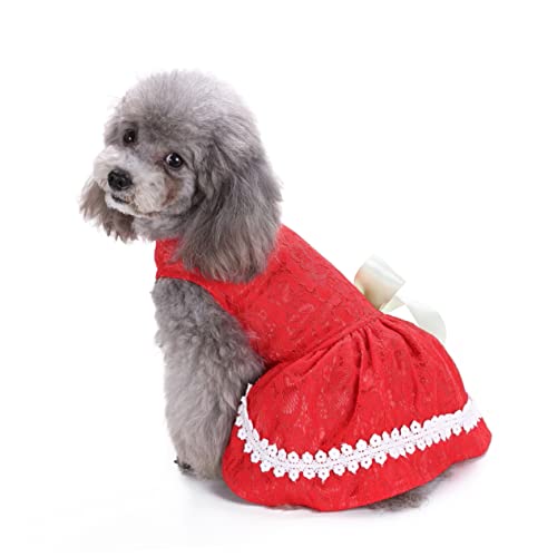 Ipetboom Pano De Cachorro Para Cachorro De Verão Vestido Floral Saia De Verão Para Cachorro Vestido