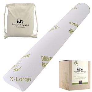 DREAMYPANDA Bed Bumpers for Toddlers — Bed Rail for Toddlers — Soft & Breathable Pillow with Bamboo Cover Plus Portable…