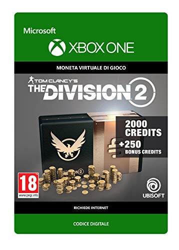  Tom Clancy\'s The Division 2: 2250 Premium Credits Pack 2250 Premium Credits Pack  Xbox One - Codice download