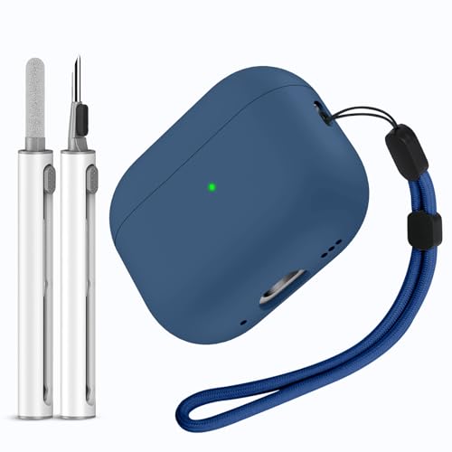 Miracase AirPods Pro2 �P�[�X AirPods Pro �P�[�X magsafe�Ή��y�N���[�j���O�M�t���z�y�i�C�������t���z�����ق��Ղ�2�P�[�X �V���R���G��S�n�ǂ� �w��h�~ �S�ʕی� ����h�� �������J�o�[ �G�A�[�|�b�Y�v��2�P�[