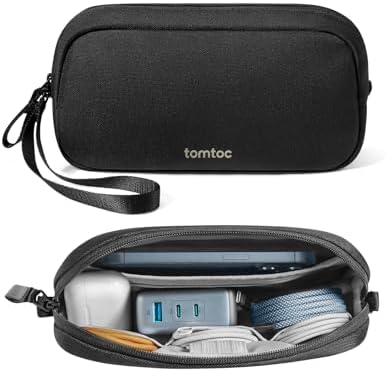 tomtoc Electronics Organizer Travel Case, Water Resistant Travel ...