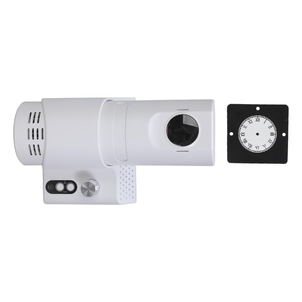 Horloge de projection LED multicolore avec lecture de l'heure facile