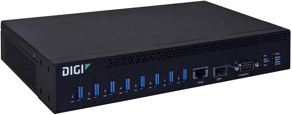 Digi AnywhereUSB® 8 Plus - Advanced USB Connectivity Hub for Professional Environments