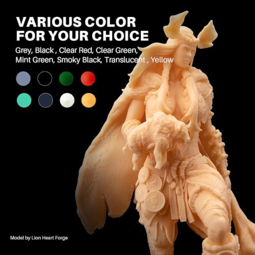 Image of ELEGOO ABS-Like 3.0 3D Printer Resin 3000g (Grey + Black + Clear Red) | High Strength and Toughness, High Precision, Low Viscosity, UV-Curing Photopolymer Resina for MSLA DLP LCD 3D Printers
