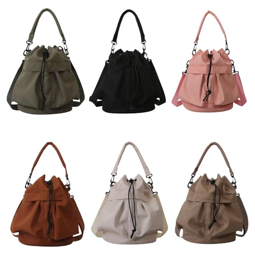 Elegant Shoulder Bag Oxford Fabric Bucket Bags for Women with Spacious Design Underarm Purse for Work Or Travel3