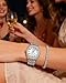 Imagen de CIVO Relojes Plateado Mujer Elegante: Reloj Minimalista Negocios Impermeable