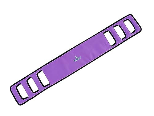 Wisexplorer 47.2 Inch Non-Slip Transfer Nursing Sling Gait Transfer Belt, Safety Patient Lift Board Mobility Standing Aids Equipment for Elderly or Patient(Purple)