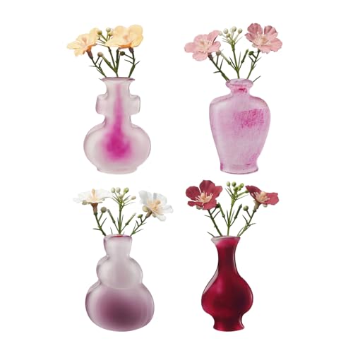 Imán Decorativo Mini Florero Acrílico para Refrigerador miniatura 1