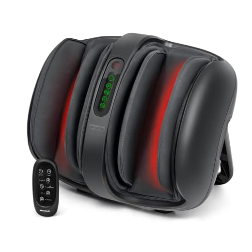 Nekteck Foot Shiatsu Massager, Calf Massage with Heat Therapy, Deep Kneading, Vibration, Compression Leg Massager for Home and Office Use (Remote Control)
