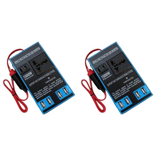 Onduleur de voiture 12V 24V 1500W, le compagnon idéal pour vos road trips et camping