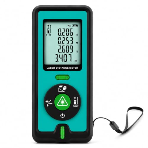 Image of SERPLEX Laser Distance Meter 120m Backlit Display Dual Level