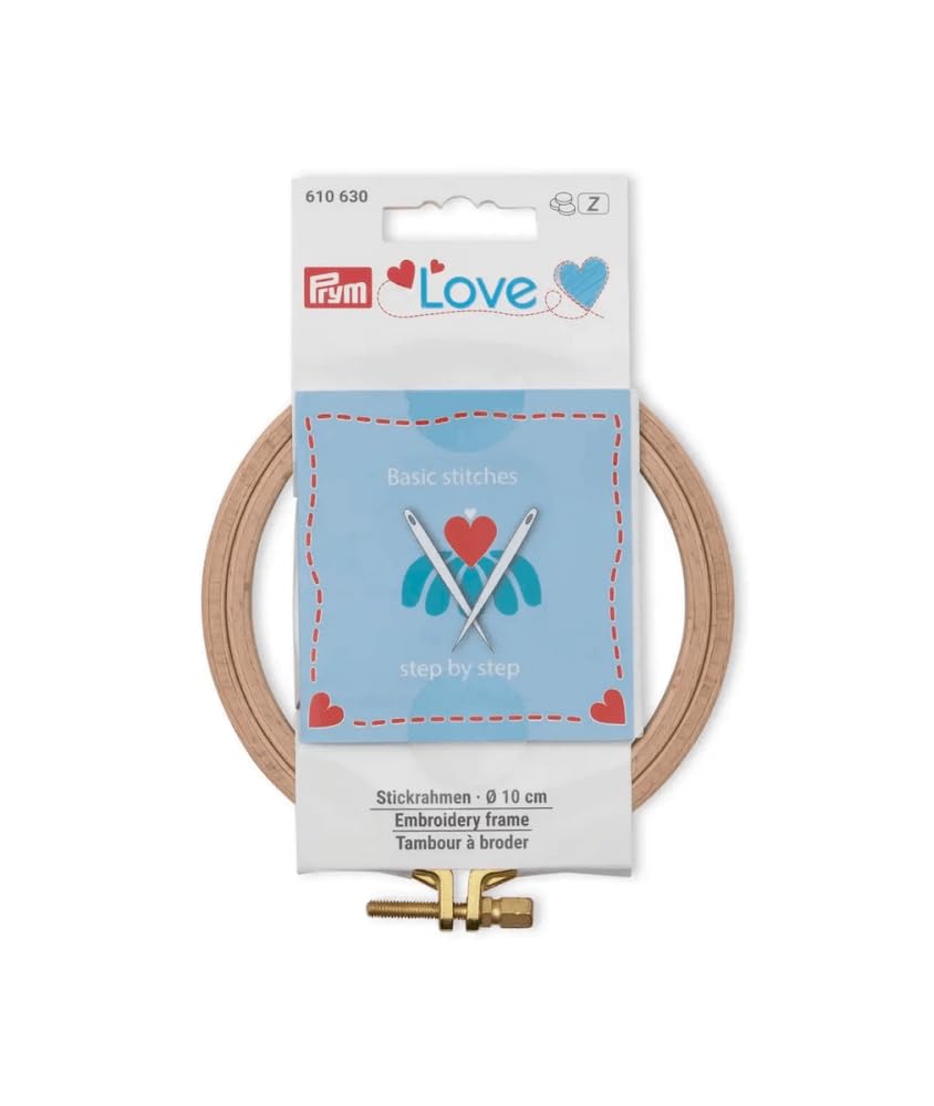 Autres Jeux Créatifs Prym Cadre à Broder Hêtre Love Diamètre