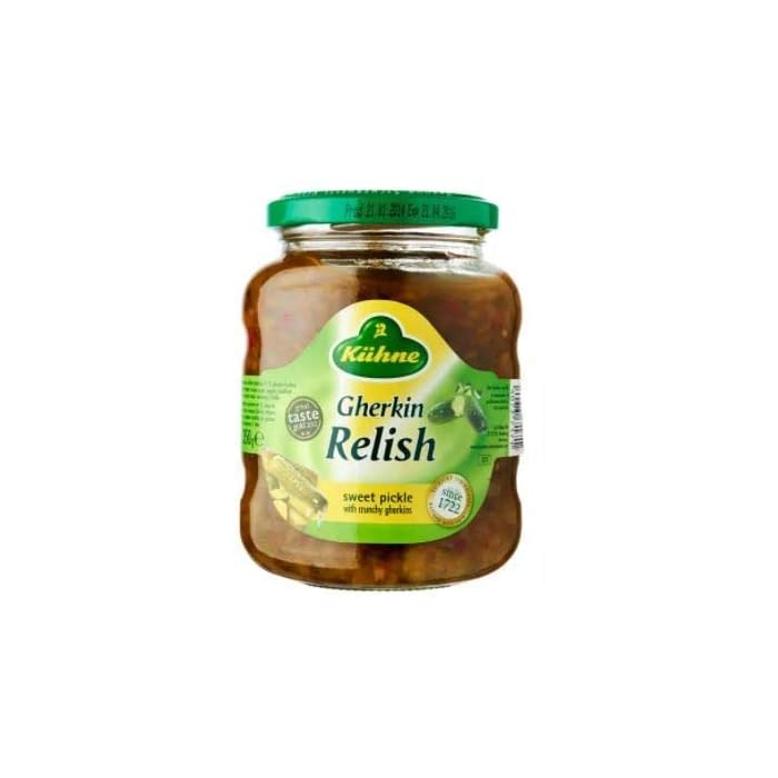 Buy Kuhne Sweet Pickle Gherkin Relish 350g Mustard Gherkin Relish