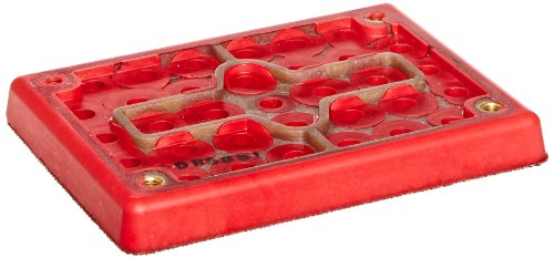 Patin de ponçage 3M Hookit 20435 rouge pour éliminer la poussière de ponçage