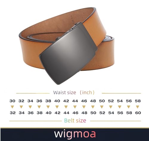 NE-1 Men's Vintage Genuine Leather Belt, Casual Alloy Buckle Full Grain Mens Belt Leather Country Casual Dress Jeans4