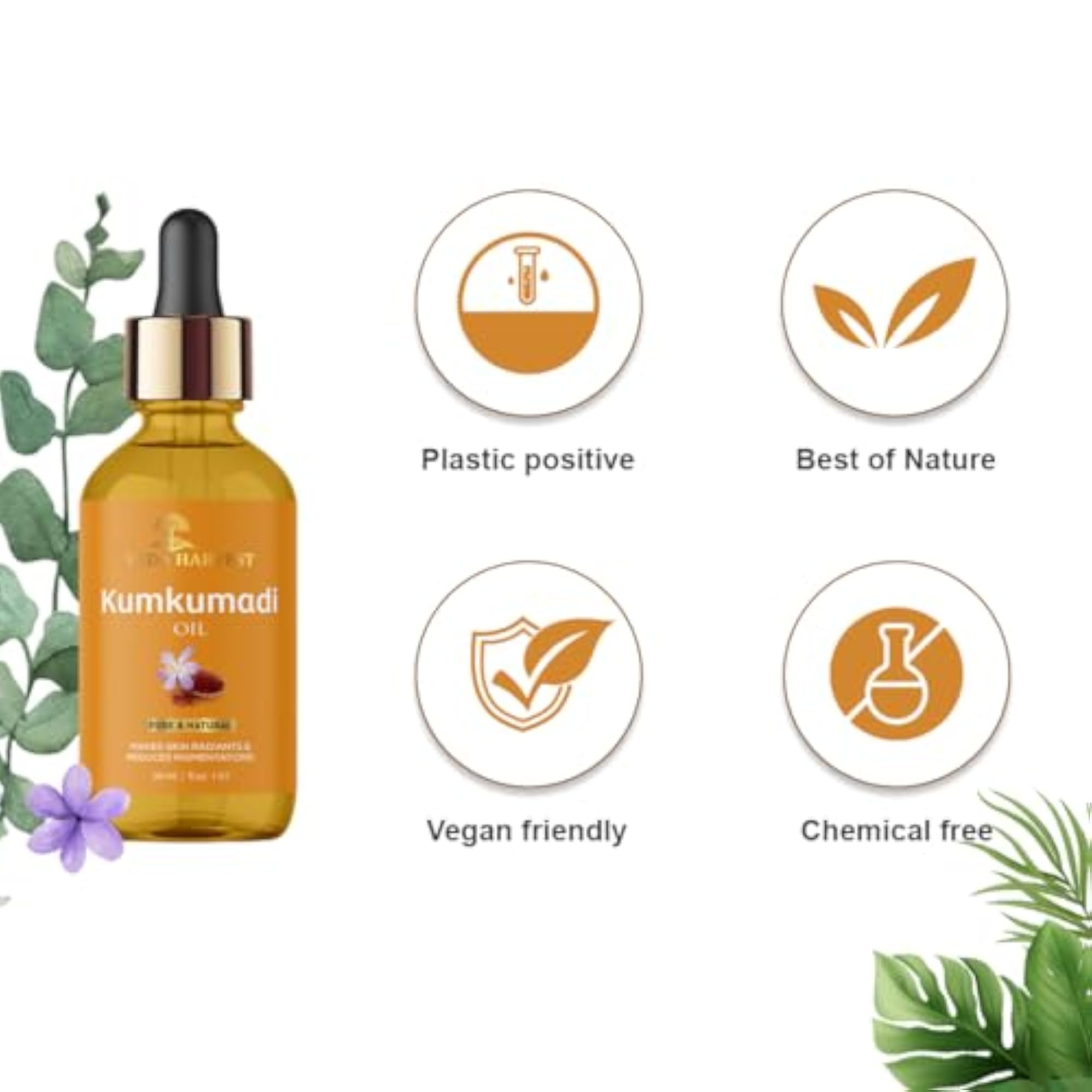 Veda Harvest Kumkumadi Oil for Glowing Skin