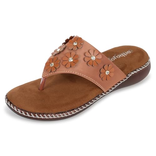 Image of ORTHO JOY doctor Fancy Footwear for women || Orthopedic Women's Fancy Slipper /Sandal For Women