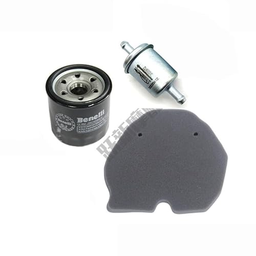 Motorrad-Ölfilter Passend für Benelli 302S BN302 TNT300, passend für TORNADO 300 STELS/BN Ölfilter und Kraftstofffilter-Set(Short fuel filter)