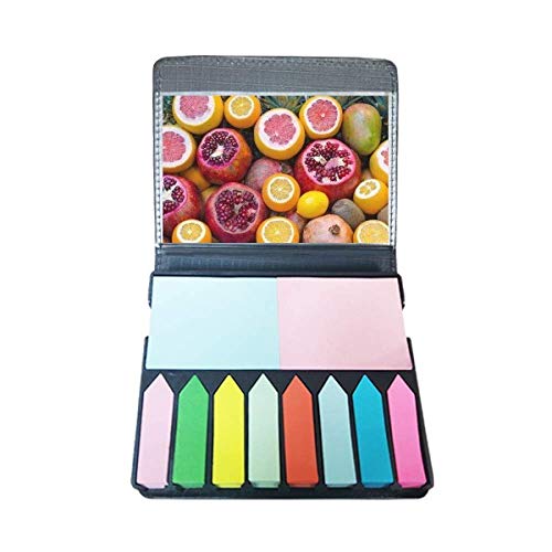 Autocollant note fruits tropicaux pour agenda et bureau