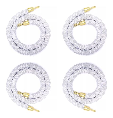 Corde de barrière standard de 6.6ft avec fixations métalliques robustes