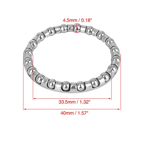 uxcell ボールベアリングケージ 40 mm x 20 クランクベアリ