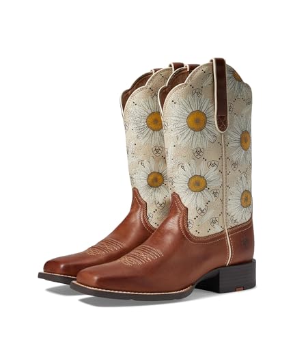 Image of Ariat Women's Round Up Wide Square Toe Western Boot