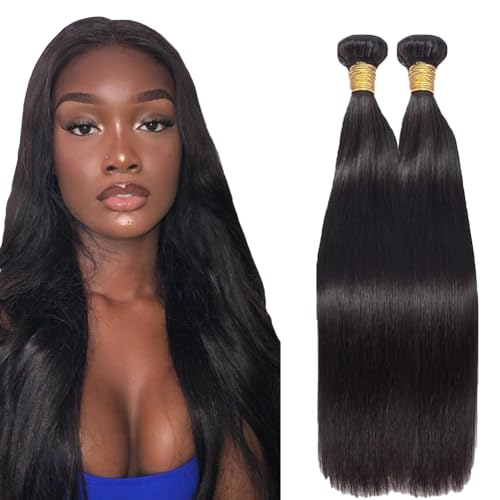Extensiones de cabello humano sin procesar para añadir volumen negro