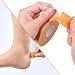 TIESOME 6 Rolls Tape Adhesive Pads Blister Prevention Toe Tape, Anti-wear Heel Pad Foam Waterproof Anti-wear Heel Pads Foam for Feet Hands Heels Toes Running Hiking Walking 0.93in x 16.4ft