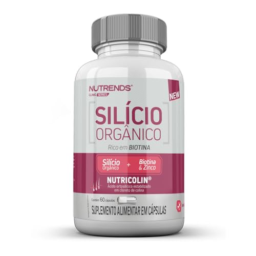Silício Orgânico + Biotina + Zinco 60 cápsulas, Clinic Series Nutrends