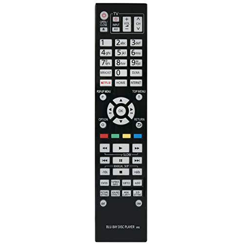 New N2QAYA000128 Replacement Remote Control Compatible with Panasonic Blu-ray Disc Player DMP-UB900 DMPUB900
