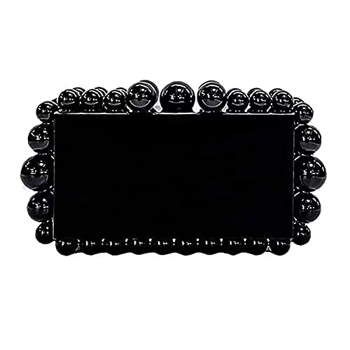 Image of CUXVA Acrylic Evening Clutch Bag for Women Glitter Marble Purse Handbag for Wedding Party Prom